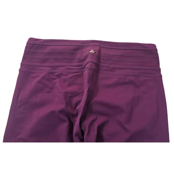 PrAna Olympia M SHORT PETITE plum purple stretch bootcut leggings pants EUC - Picture 4 of 10